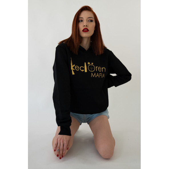 Keçiören Mafia Kadın Kapüşonlu Sweatshirt - Resim 7