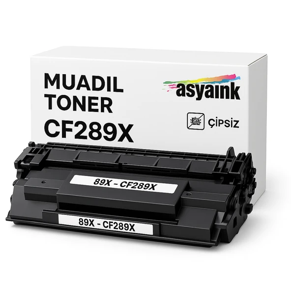 Asyaink HP CF289X Muadil Toner Çipsiz 10000 Sayfa Yüksek Kapasiteli ürün görseli 1