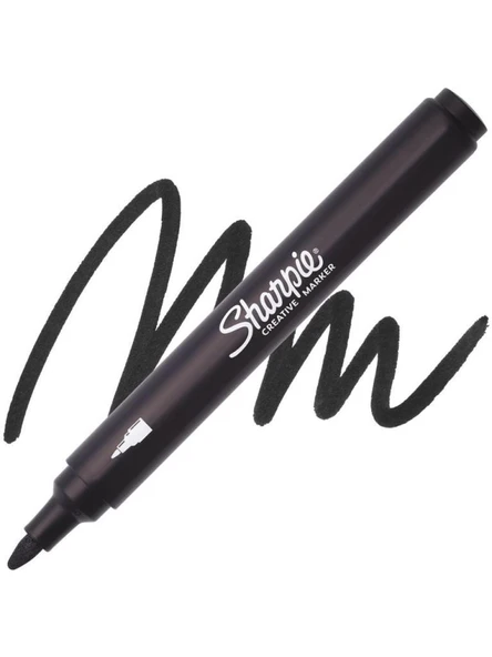 SHARPIE AKRILIK MARKOR YUVARLAK UC SIYAH 2218123 ürün görseli 1