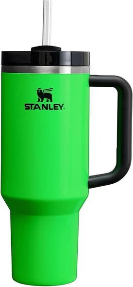 Stanley Quencher Pipetli Termos 1,18 Lt Neon Yeşil ürün görseli 1