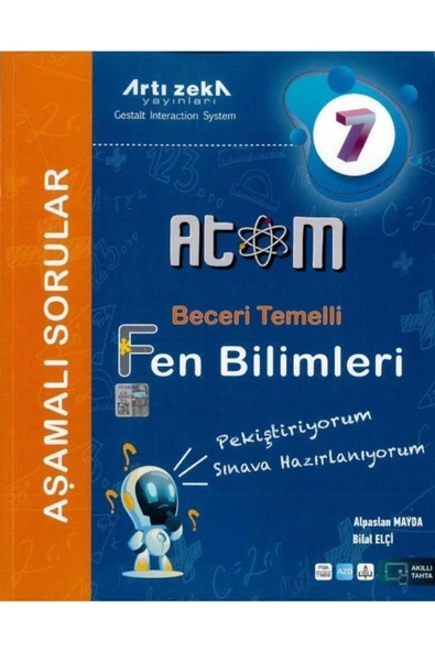 Artızeka 7.Sınıf Atom Beceri Temelli Fen Bilimleri Soru Bankası ürün görseli 1