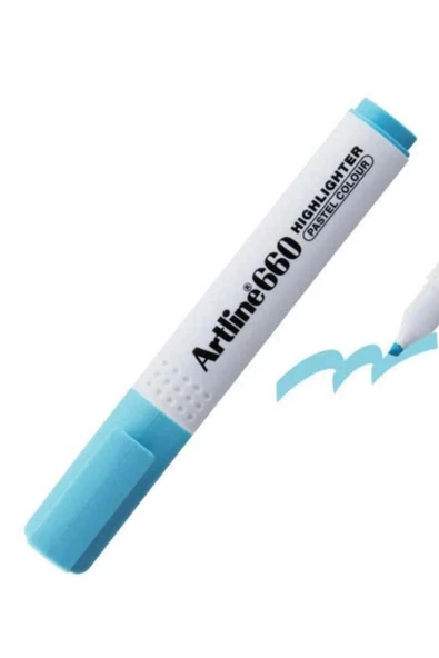Artlıne Ek-660N Fosforlu Kalem Pastel Mavi ürün görseli 1