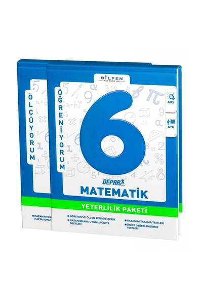 Bilfen 6.Sınıf Matematik Depar Yeterlilik Paketi ürün görseli 1