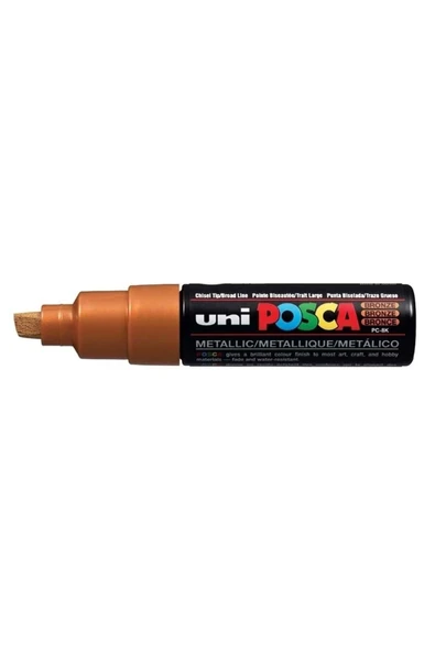 Uni Posca 8.0 Su Bazlı Poster Markörü Bronz Pc-8K ürün görseli 1