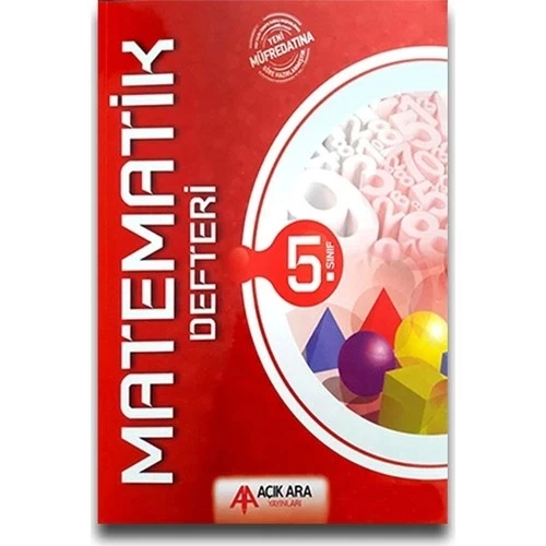 5. Sınıf Matematik Defteri Çalışma Kitabı Açıkara ürün görseli 1