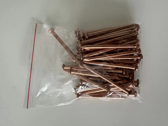 BAKIR ÇİVİ 6CM (50 ADET) - Resim 2