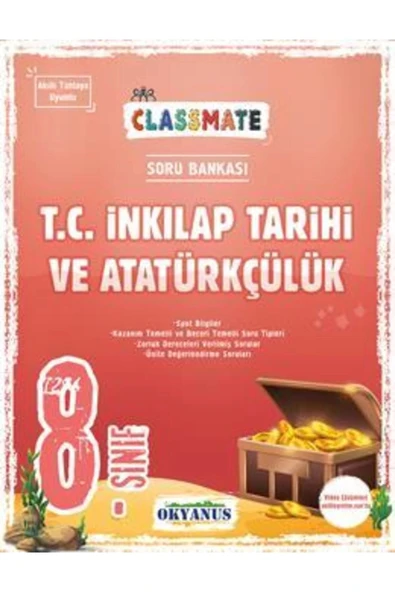 Okyanus 8.Sınıf İnkilap Tarihi Soru Bankası Classmate ürün görseli 1