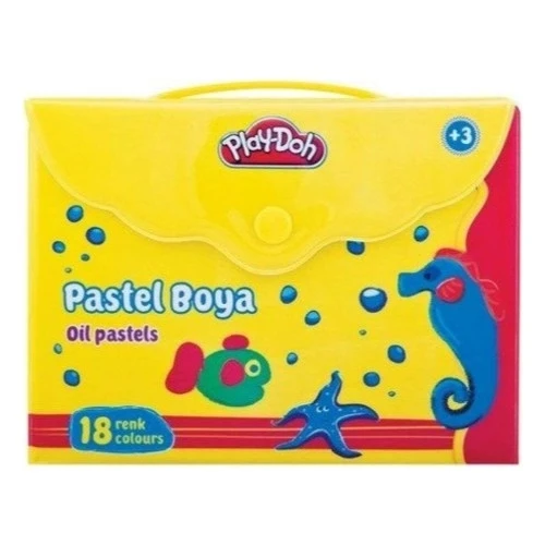 Play-Doh Pastel Boya Çantalı 18 Renk Pa006 ürün görseli 1