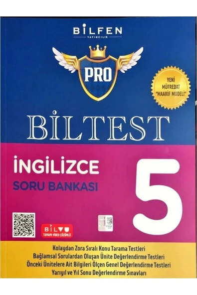 Bilfen 5.Sınıf İngilizce Biltest Pro Soru Bankası ürün görseli 1