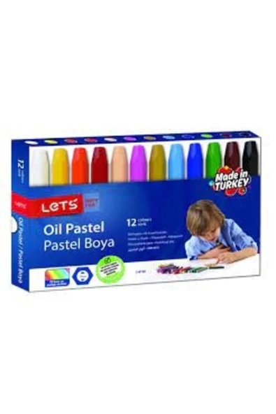 Lets Pastel Boya 12Li L-6120 ürün görseli 1