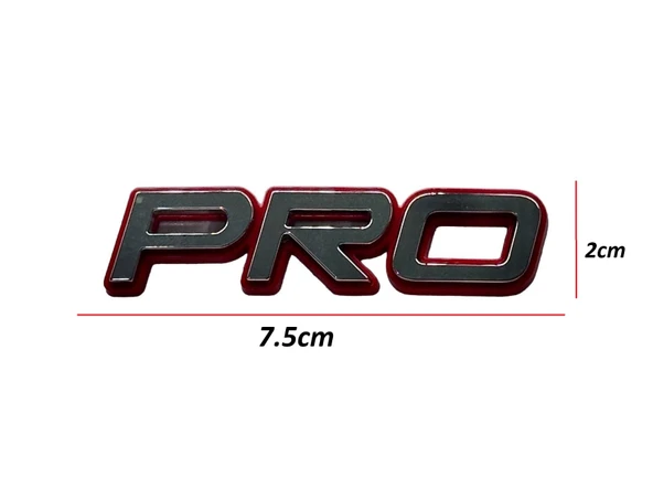 YAZI TİGGO 7 PRO/TİGGO 8 PRO 22-24 ARKA (PRO YAZISI) ürün görseli 1