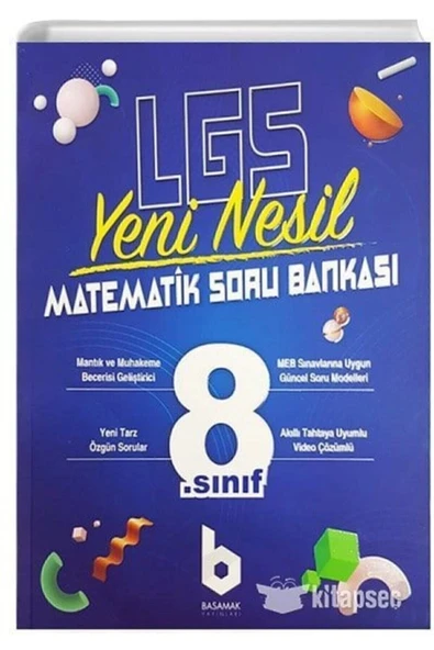 Basamak 8.Sınıf Lgs Matematik Yeni Nesil Soru Bankası ürün görseli 1