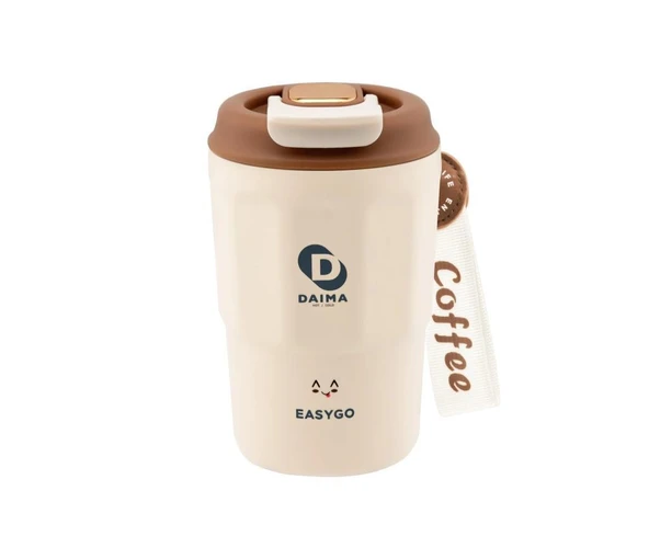 DAİMA EASYGO BARDAK TERMOS BEYAZ 380 ML ürün görseli 1