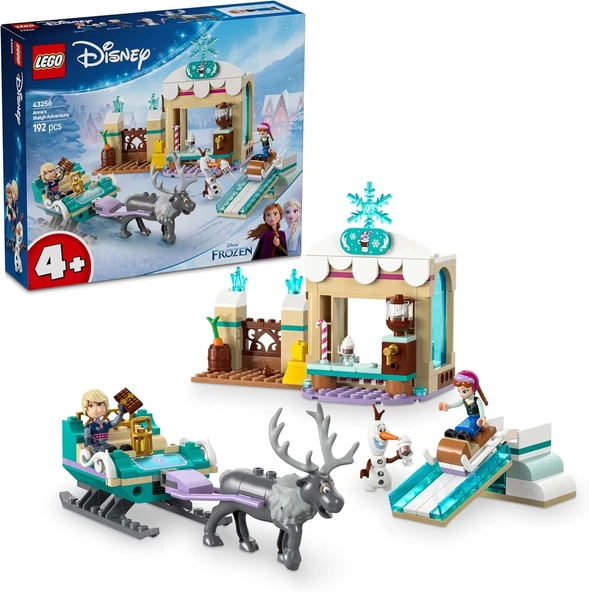 LEGO Disney Frozen Anna’nın Kızak Macerası 43256-4 Yaş ve Üzeri Çocuklar için Yaratıcı Oyuncak Yapım Seti, Doğum Günü He ürün görseli 1