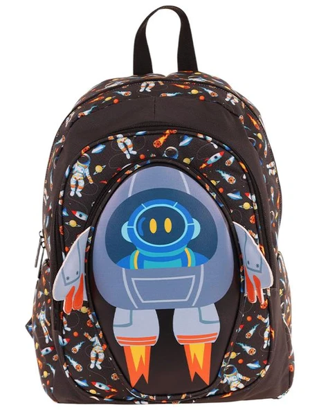 Kaukko Kids Okul Sırt Çantası Leather Rocket L5264 ürün görseli 1