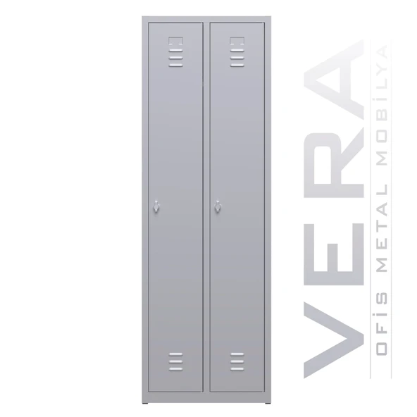 Soyunma Dolabı Metal 2 Kişilik, İşçi Soyunma Dolabı ürün görseli 1