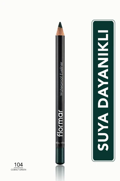 FLORMAR SUYA DAYANIKLI GÖZ KALEMİ - YEŞİL WATERPROOF. ürün görseli 1