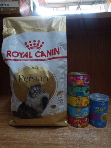 Royal Canin Adult Persian Yetişkin Kuru Kedi Maması Tavuklu 2 kg 5 ADET KARIŞIK AROMA PÜRE KEDİ KONSERVE 85 GRAM+1 ADET TAVUKLU KEDİ ÇORBASI 135 ML ürün görseli 1