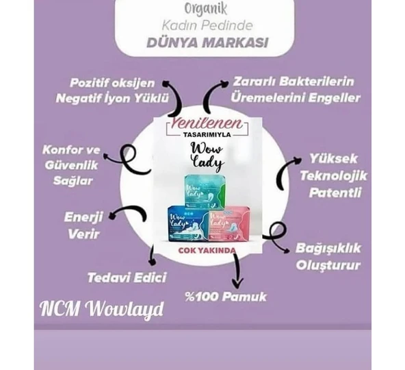 NCM WOW LADY GÜNLÜK PED - Resim 4