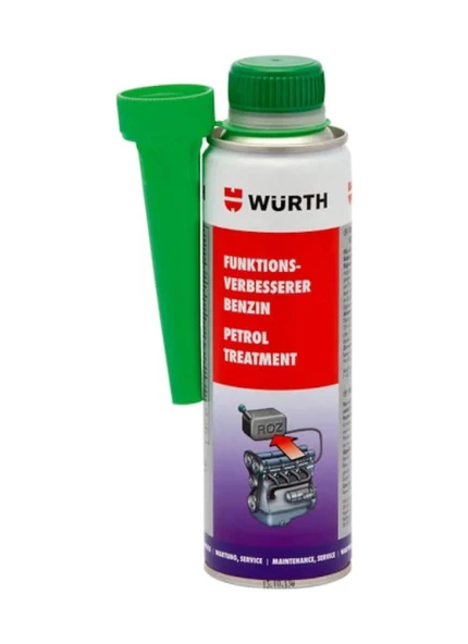 WÜRTH BENZİNLİ YAKIT SİSTEMİ VE ENJEKTÖR TEMİZLEYİCİ 300 ML ürün görseli 1