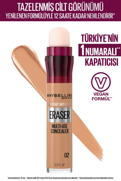 INSTANT ANTİ AGE ERASER KAPATICI - 02 NUDE ürün görseli 1