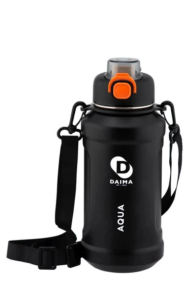 DAİMA AQUA TERMOS SİYAH 1000 ML ürün görseli 1