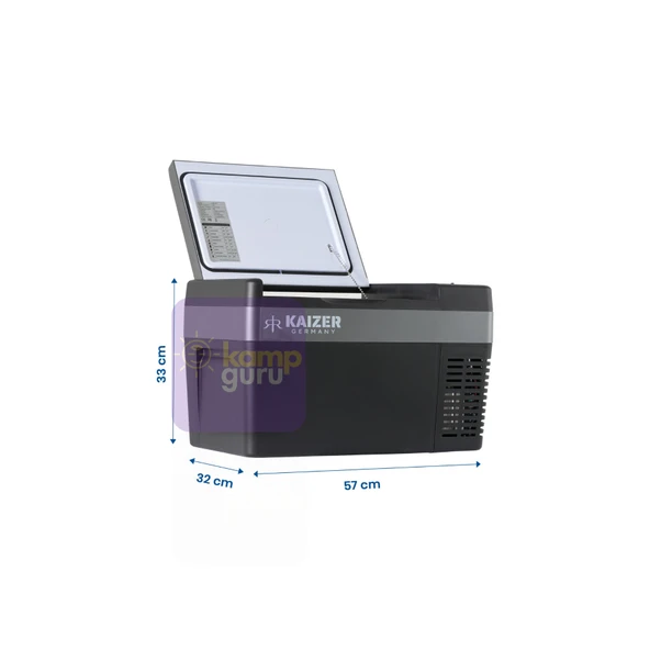 Kaizer Germany 25 Litre 12/24 Volt Buzdolabı - Resim 2