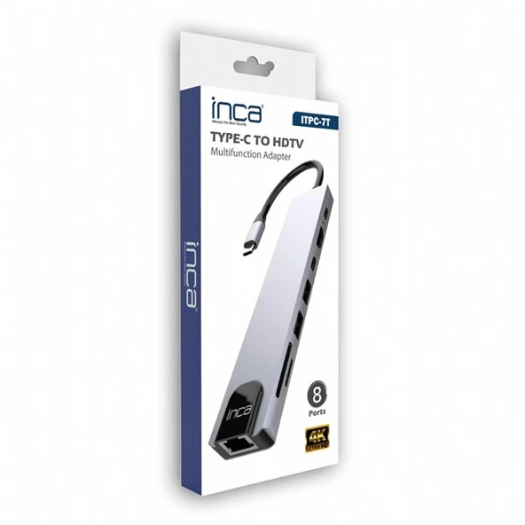 INCA ITPC-7T Gigabit Çok Portlu Type-C Ethernet - Resim 7