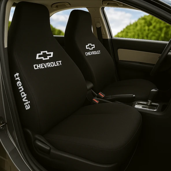 Oto Servis Tipi Penye Koltuk Kılıfı  Chevrolet Logolu Ön ve Arka Koltuk Uyumlu Set ürün görseli 1