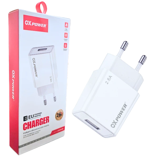 OX POWER 5V 2.6A ŞARJ ADAPTÖRÜ - Resim 3