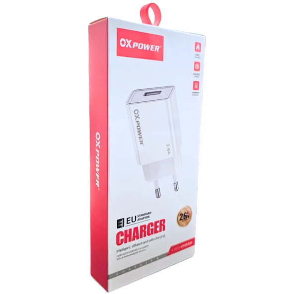 OX POWER 5V 2.6A ŞARJ ADAPTÖRÜ - Resim 2