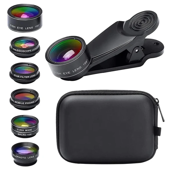 Powermaster PM-25951 Telefon Kamera 6Lı Set Lens Kiti ürün görseli 1