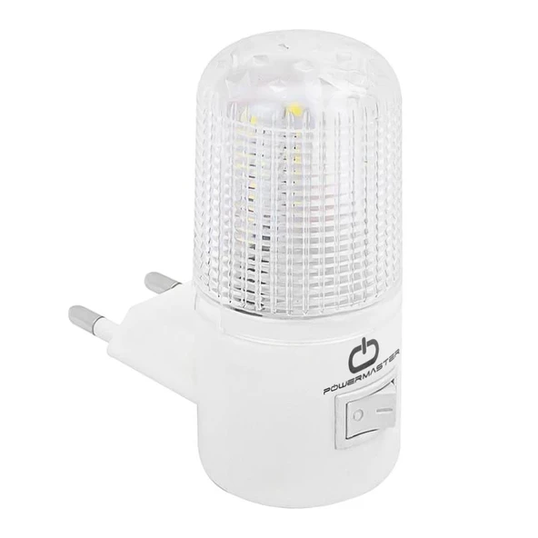 Powermaster QL-102 Ledli Anahtarlı Gece Lambası (0.5 Watt Saatte) ürün görseli 1