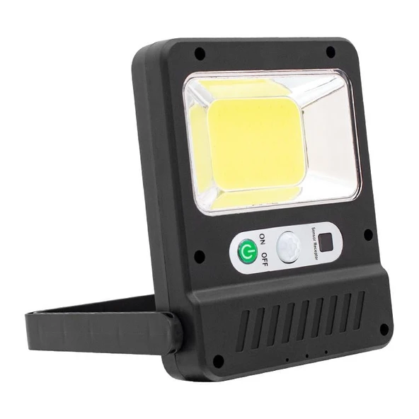Powermaster YX-607 Cob Ledli Solar Panelli Hareket Sensörlü Çok Fonksiyonlu Lamba ürün görseli 1