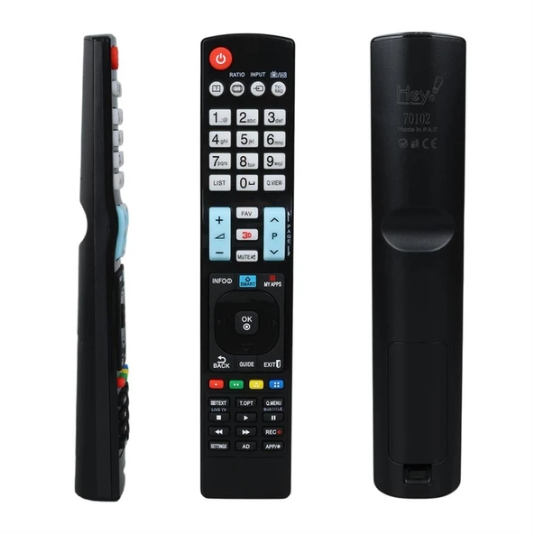 LG RM-999 3D Universal Küçük Kalıp Lcd Led Smart Tv Kumandası ürün görseli 1