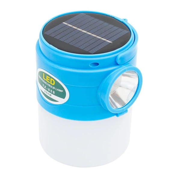 Powermaster 100W Çok Fonksiyonlu Solar Acil Durum Lambası PM-17840 ürün görseli 1
