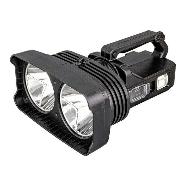 Powermaster W5123 Süper Parlak Battal Boy Pilli Şarjlı El Feneri ürün görseli 1