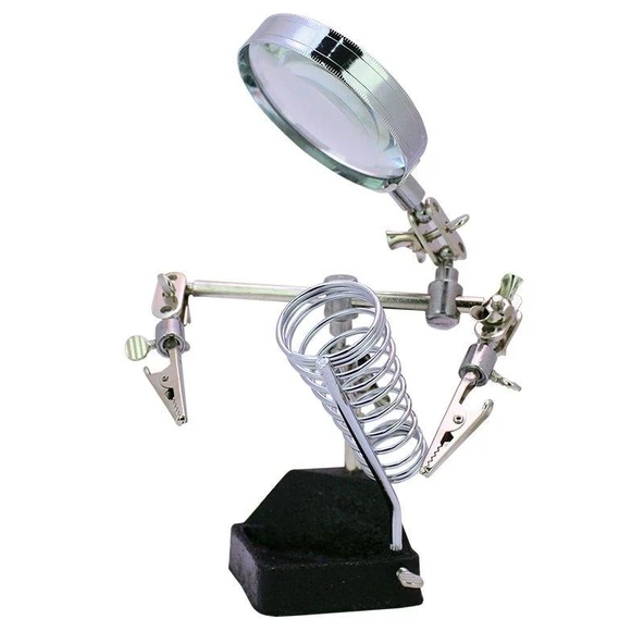 Powermaster PM-7194 3 Konumlu Büyüteç Havya Standı ürün görseli 1