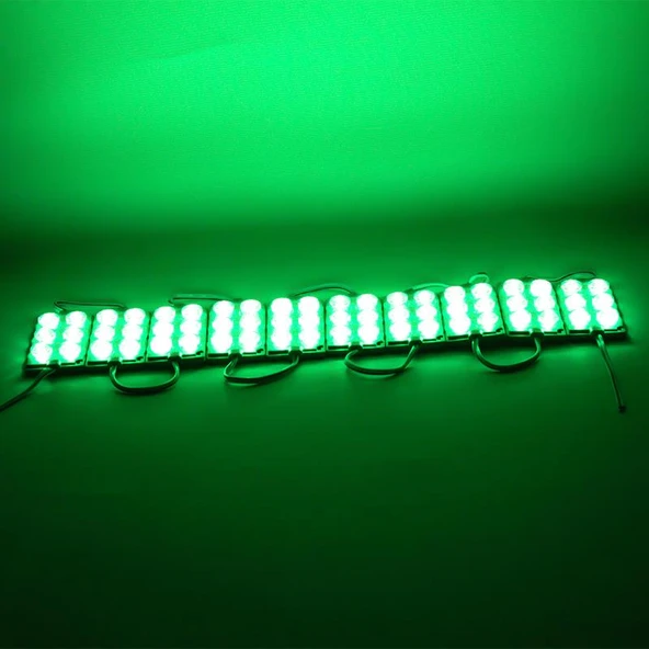 Powermaster 24 Volt 3 Watt Yeşil 3030 Modül Led 75*40 - Resim 2