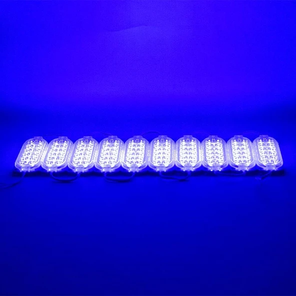 Powermaster 24 Volt 2.4 Watt Tek Renk Mavi 2835 Modül Led - Resim 2