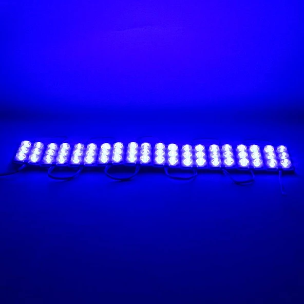 Powermaster 24 Volt 3 Watt Mavi 3030 Cob Modül Led 75*40 - Resim 2