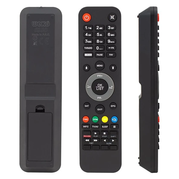 Next YE-17500 YE-18000 YE-19000 FTA CX Pvr Uydu Alıcı Kumandası ürün görseli 1