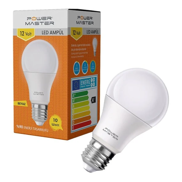 Powermaster PMLED-12 10 Watt 12 Volt 6500K Led Ampul - Resim 2