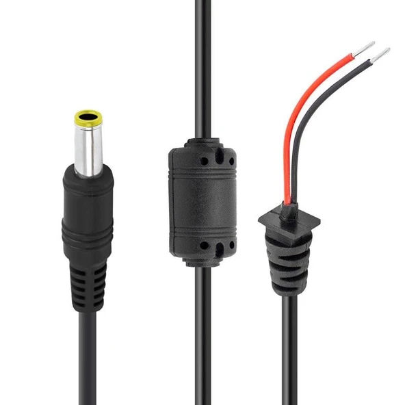 Notebook Adaptör Kablosu Jacklı 5.5-3.0 Uç ürün görseli 1