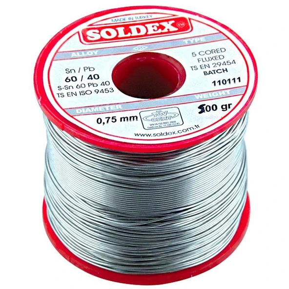 500 Gr Lehim 0,75 Mm Soldex ürün görseli 1