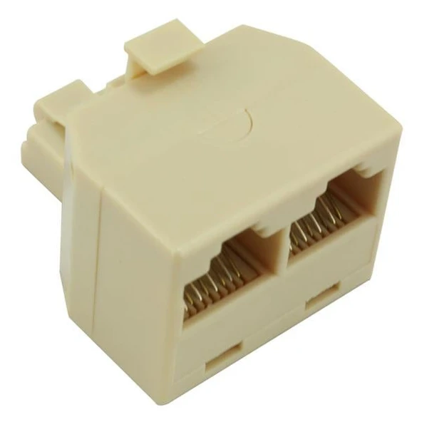 RJ 45 1 Erkek / 2 Dişi Çevirici 8P8C ürün görseli 1