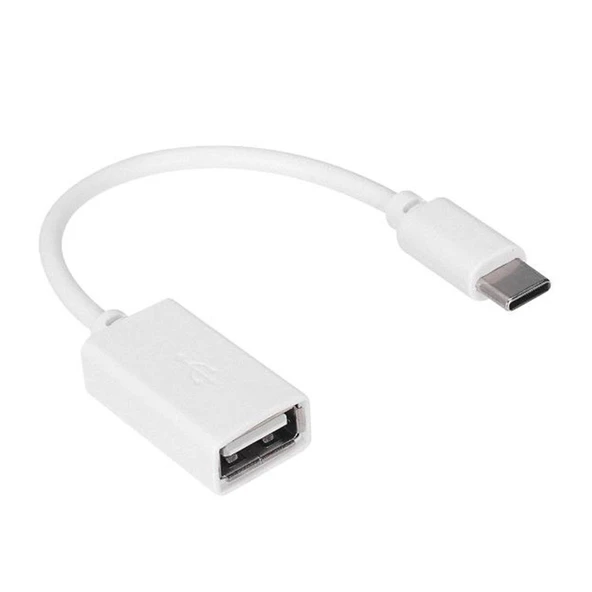 Hytech HY-X112 Beyaz Usb Dişi To Type-C Erkek Otg Çevirici ürün görseli 1
