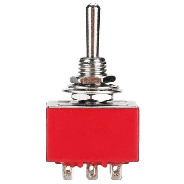IC-148B  9 Pin On-Off Ø6mm Toggle Switch MTS-303 - Resim 7