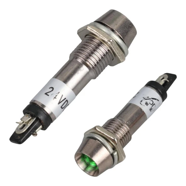 IC-225 Sinyal Lambası Ø8mm Metal 24 Volt ürün görseli 1
