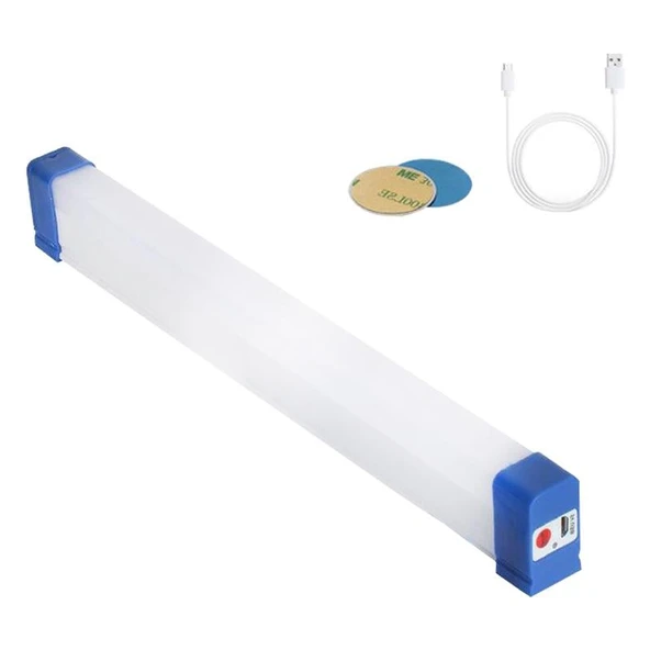 Powermaster BK-300 Mıknatıslı Şarjlı 3 Modlu Solar Beyaz Lamba 32 Cm ürün görseli 1